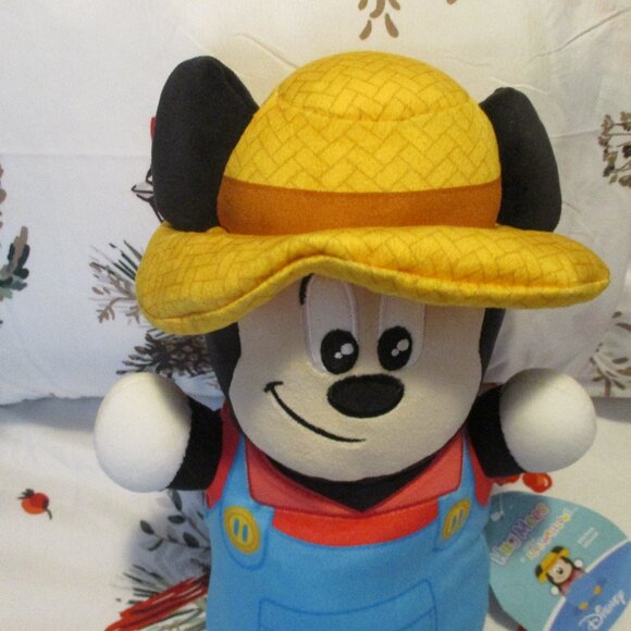 Farmer Mickey Mouse Disney squishmallows hugmee 10” NWT - Picture 3 of 4